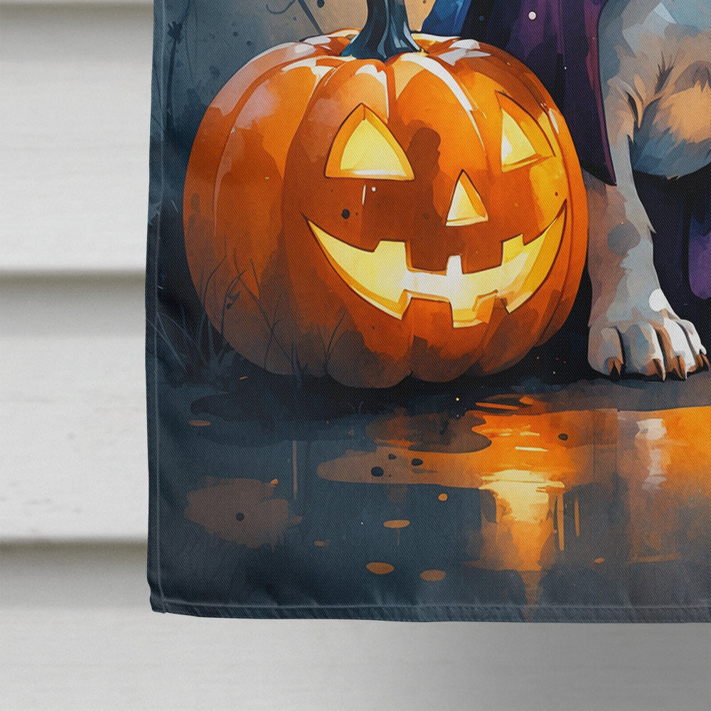 Beagle Puppy Halloween House Flag