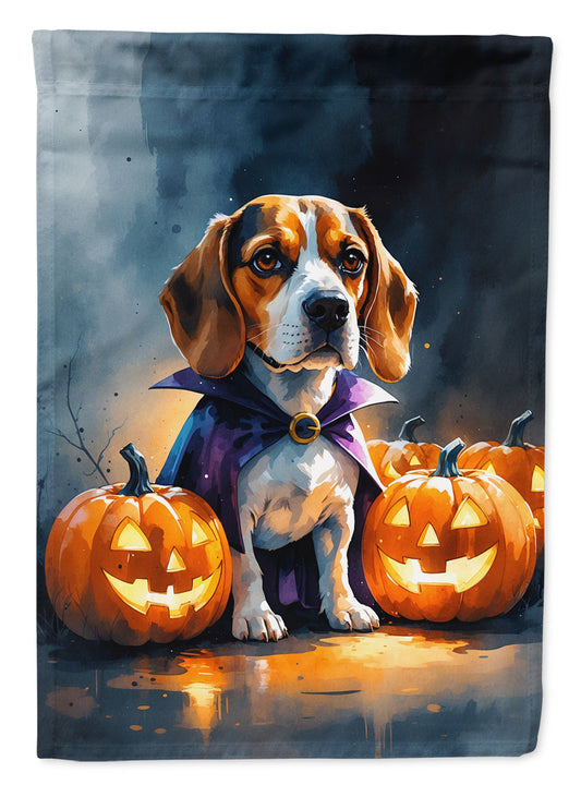 Beagle Puppy Halloween Garden Flag