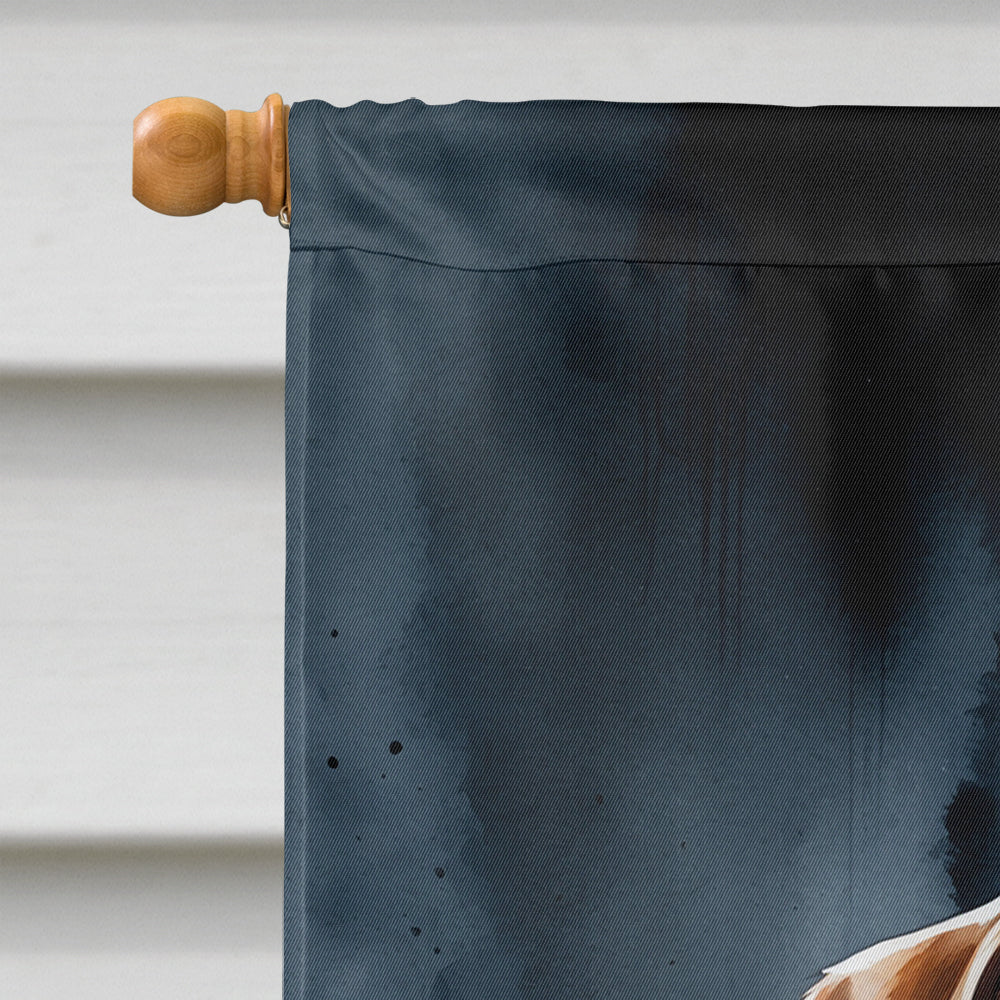 Boxer Puppy Halloween House Flag