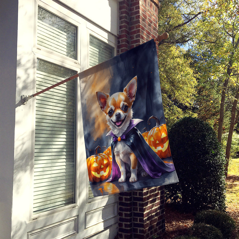 Chihuahua Puppy Halloween House Flag