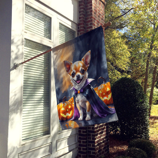 Chihuahua Puppy Halloween House Flag
