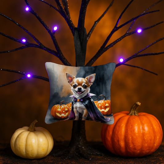 Chihuahua Puppy Halloween Mini Hanging Pillow Ornament 3.5 × 3.5