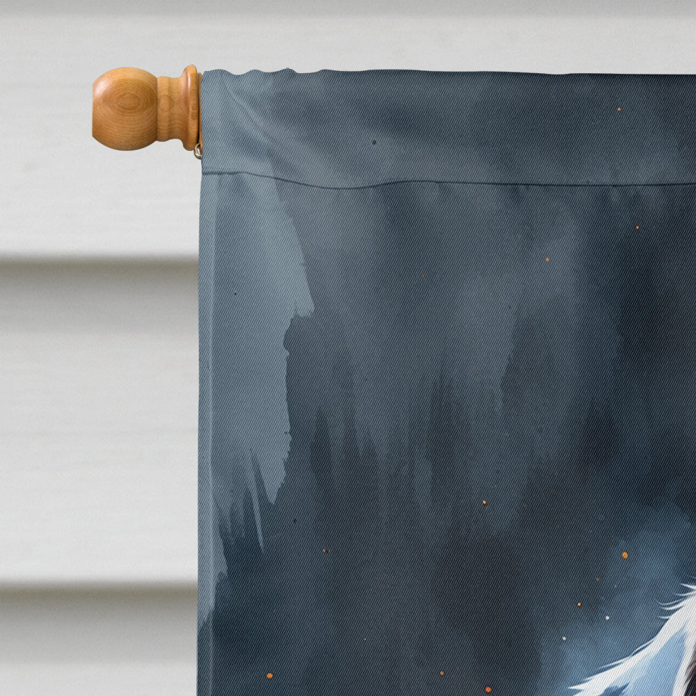 Dalmatian Puppy Halloween House Flag