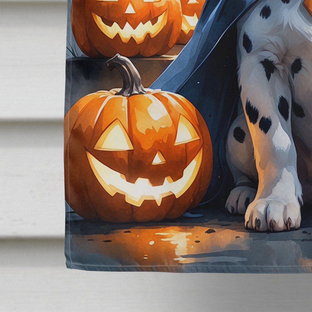 Dalmatian Puppy Halloween House Flag