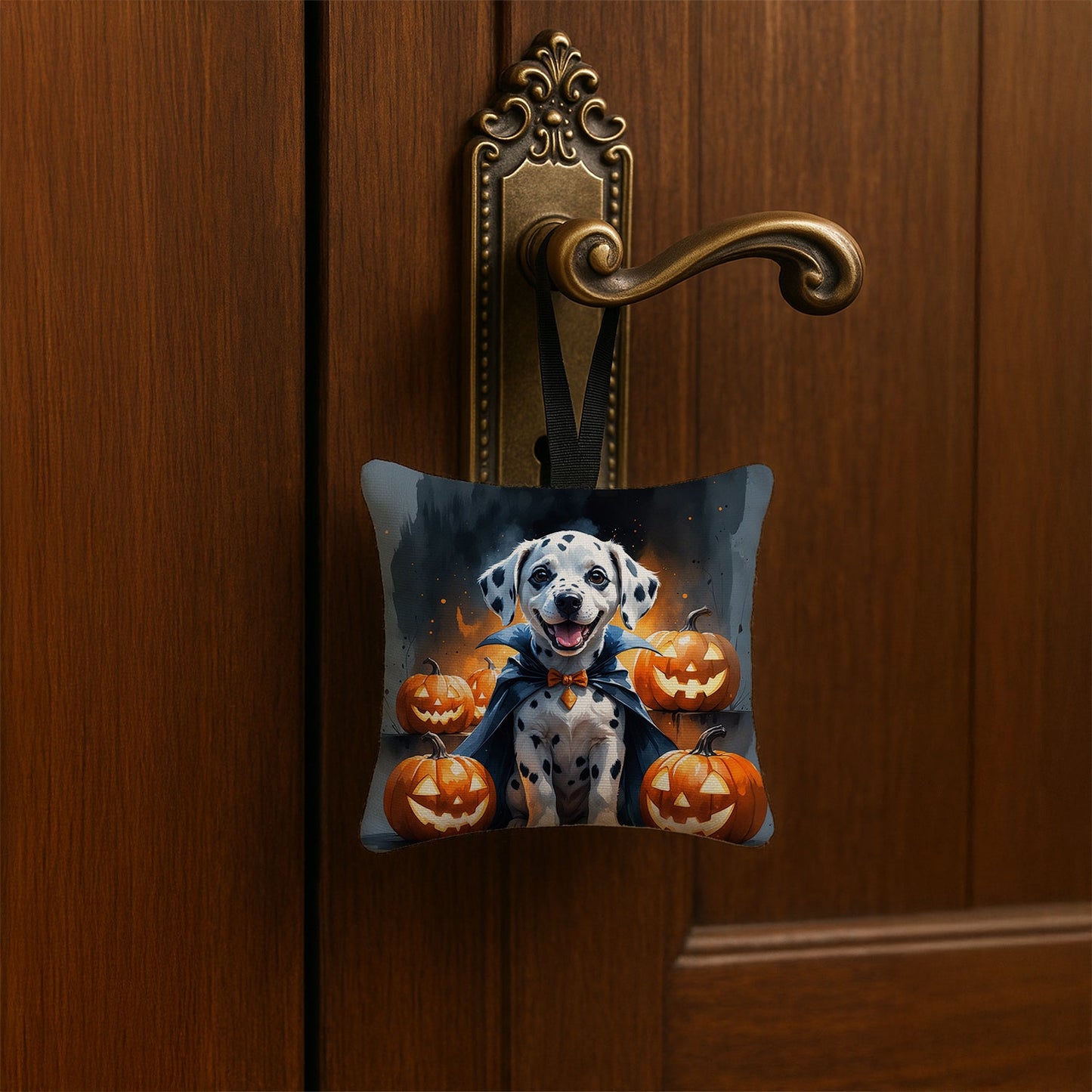 Dalmatian Puppy Halloween Mini Hanging Pillow Ornament 3.5 × 3.5