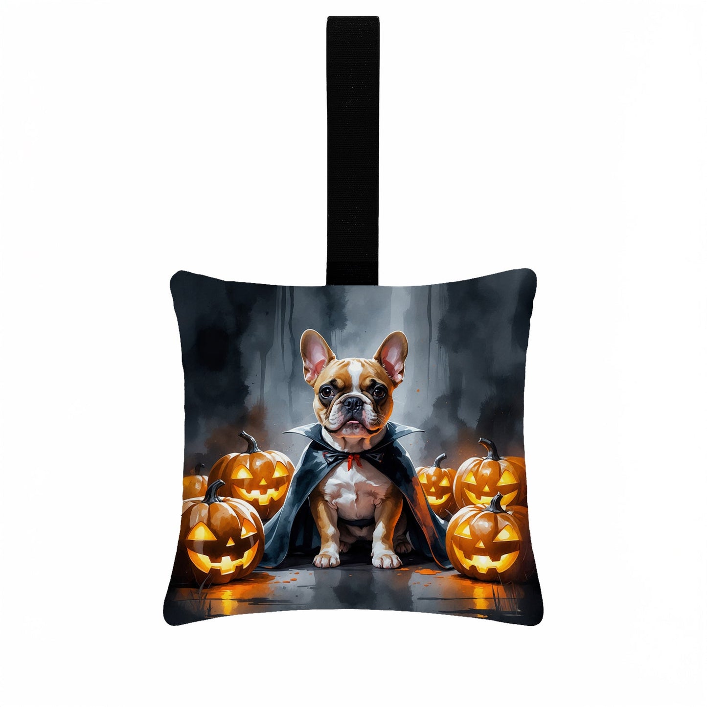 French Bulldog Puppy Halloween Mini Hanging Pillow Ornament 3.5 × 3.5