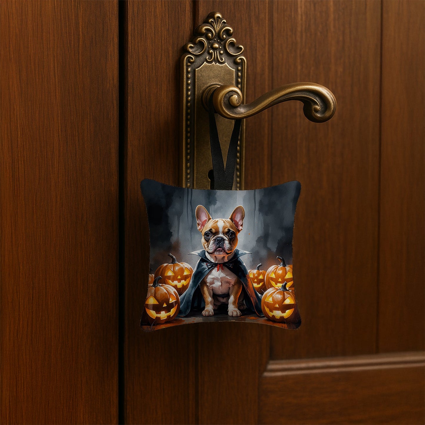 French Bulldog Puppy Halloween Mini Hanging Pillow Ornament 3.5 × 3.5