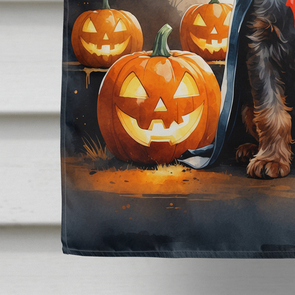 German Wirehaired Pointer Puppy Halloween House Flag