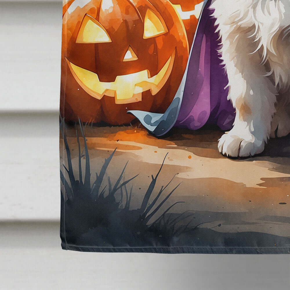 Samoyed Puppy Halloween House Flag