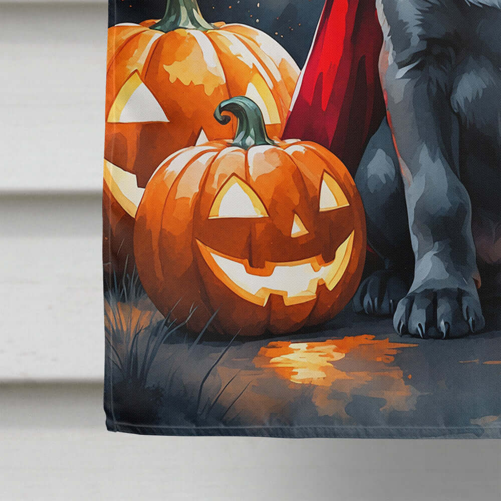 Weimaraner Puppy Halloween House Flag