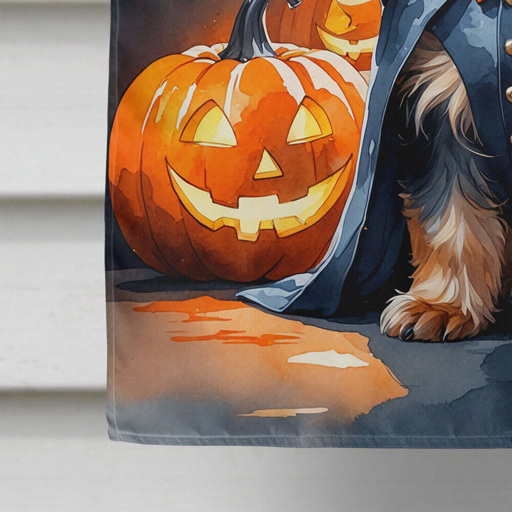 Yorkshire Terrier Yorkie Puppy Halloween House Flag