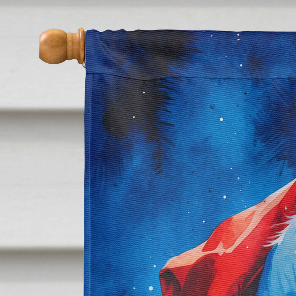 Dalmatian Christmas House Flag