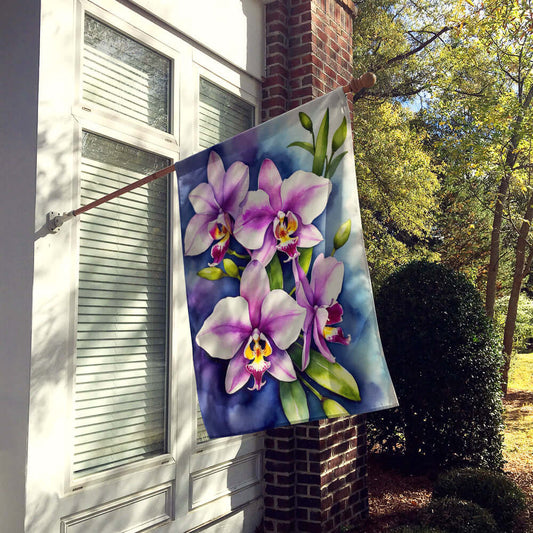Dendrobium Orchids House Flag