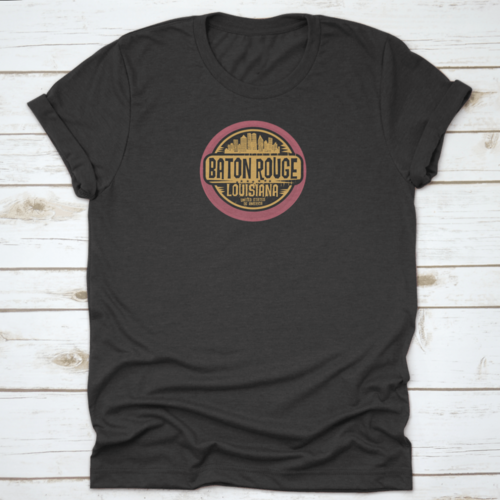 Stamp or label with name of Baton Rouge, Louisiana, vector