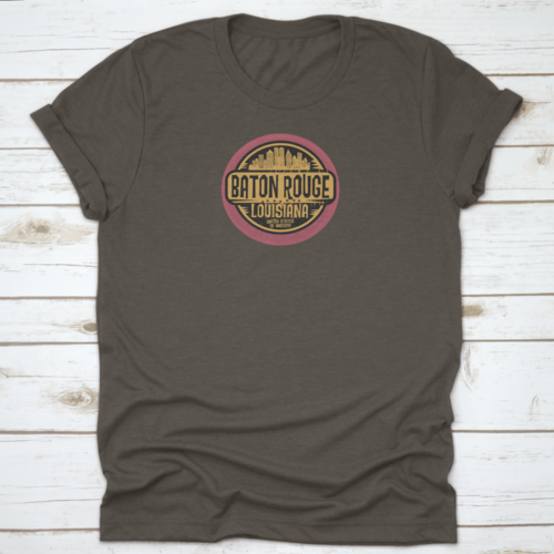 Stamp or label with name of Baton Rouge, Louisiana, vector