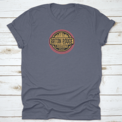 Stamp or label with name of Baton Rouge, Louisiana, vector