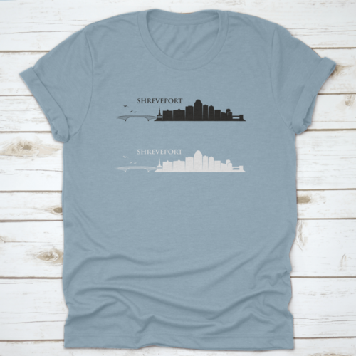 Shreveport Skyline - Louisiana, United States Of America, Usa - Vector