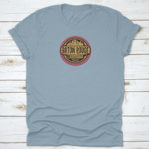 Stamp or label with name of Baton Rouge, Louisiana, vector