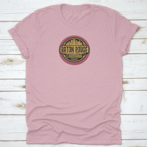 Stamp or label with name of Baton Rouge, Louisiana, vector