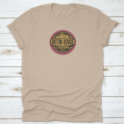 Stamp or label with name of Baton Rouge, Louisiana, vector