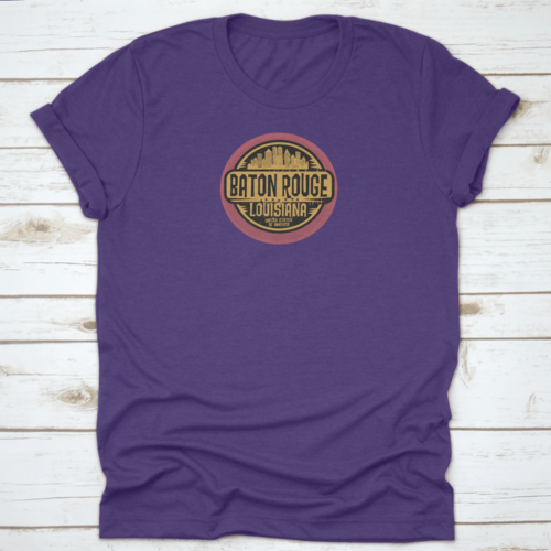 Stamp or label with name of Baton Rouge, Louisiana, vector