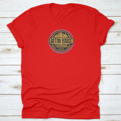 Stamp or label with name of Baton Rouge, Louisiana, vector
