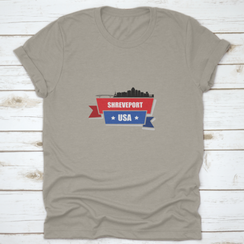 Shreveport Skyline - Louisiana, United States Of America, Usa - Vector