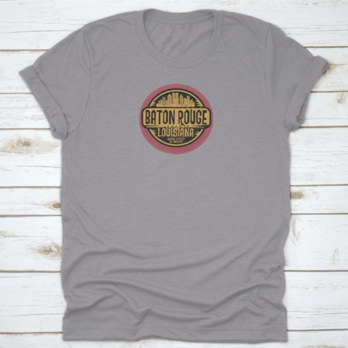 Stamp or label with name of Baton Rouge, Louisiana, vector