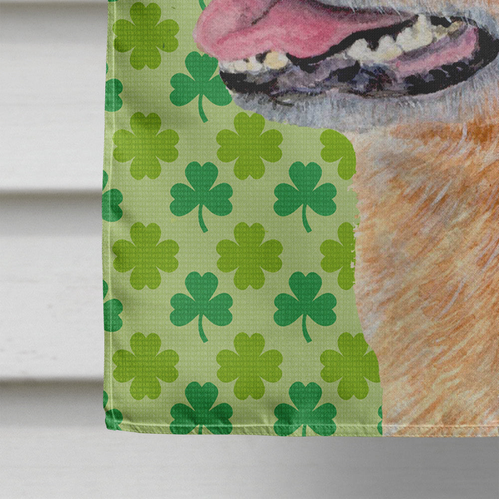 Australian Cattle Dog St. Patrick's Day Shamrock Flag Canvas House Size