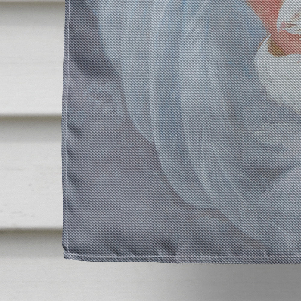 Japanese Chin in an Angels Arms Flag Canvas House Size MH1037CHF