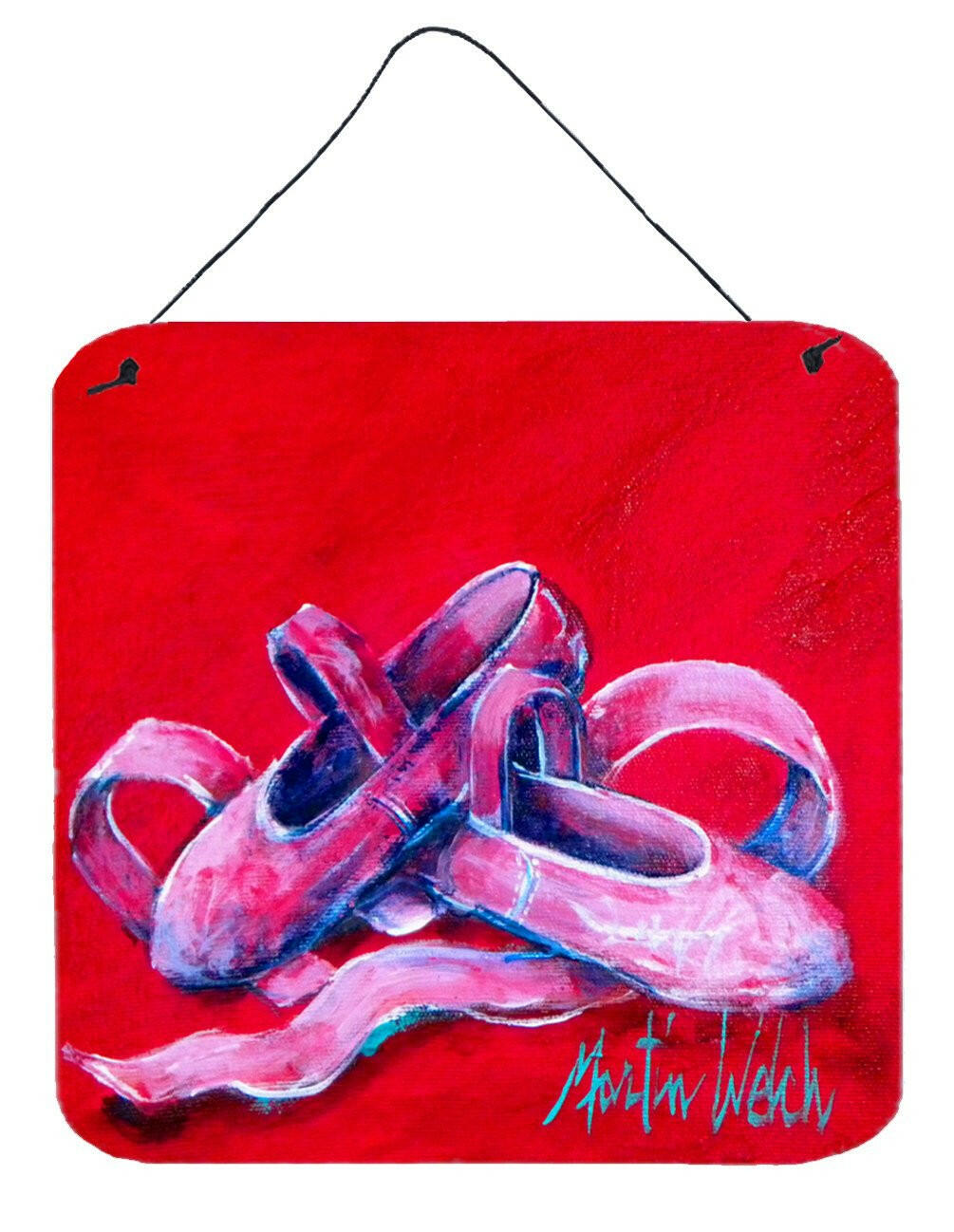 Ballet Little Slippers Aluminium Metal Wall or Door Hanging Prints