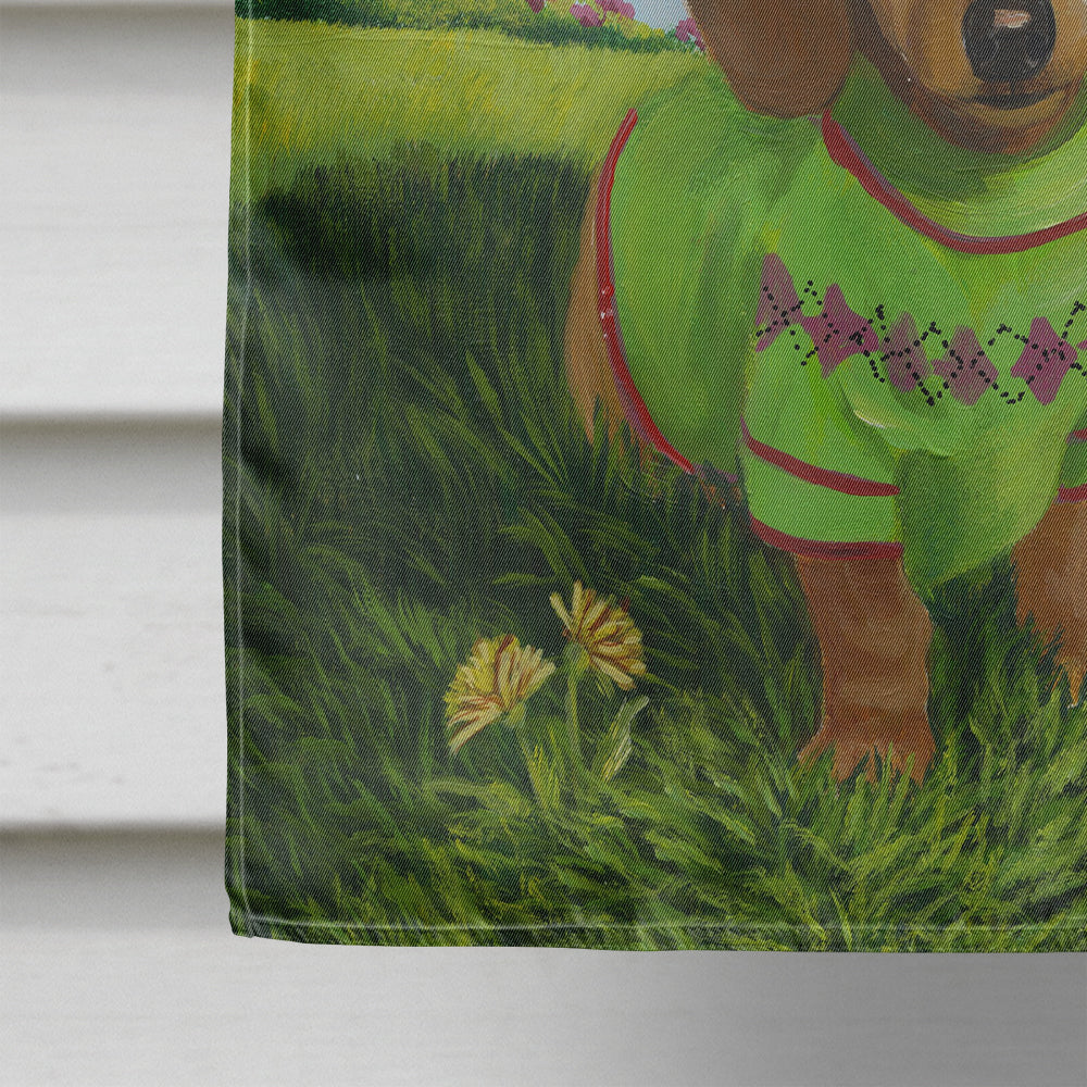 Dachshund Hot Doggies Flag Canvas House Size PPP3084CHF