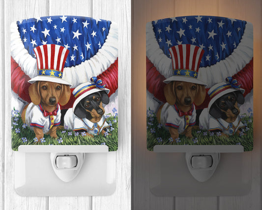 Dachshund USA Ceramic Night Light PPP3088CNL