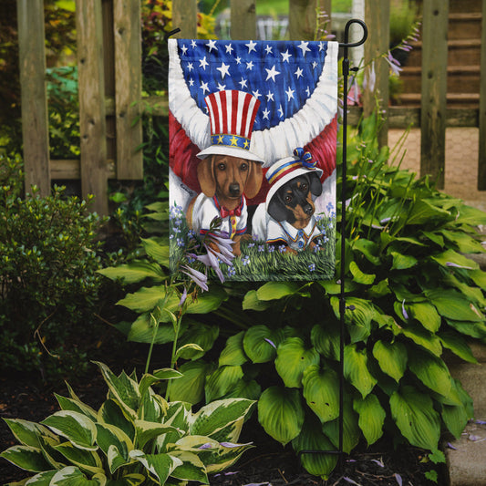 Dachshund USA Garden Flag – Decorative Outdoor Yard Flag PPP3088GF