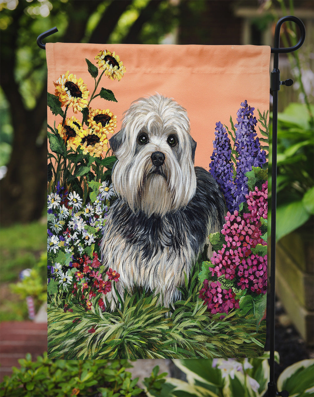 Dandie Dinmont Terrier Garden Flag – Decorative Outdoor Yard Flag PPP3089GF