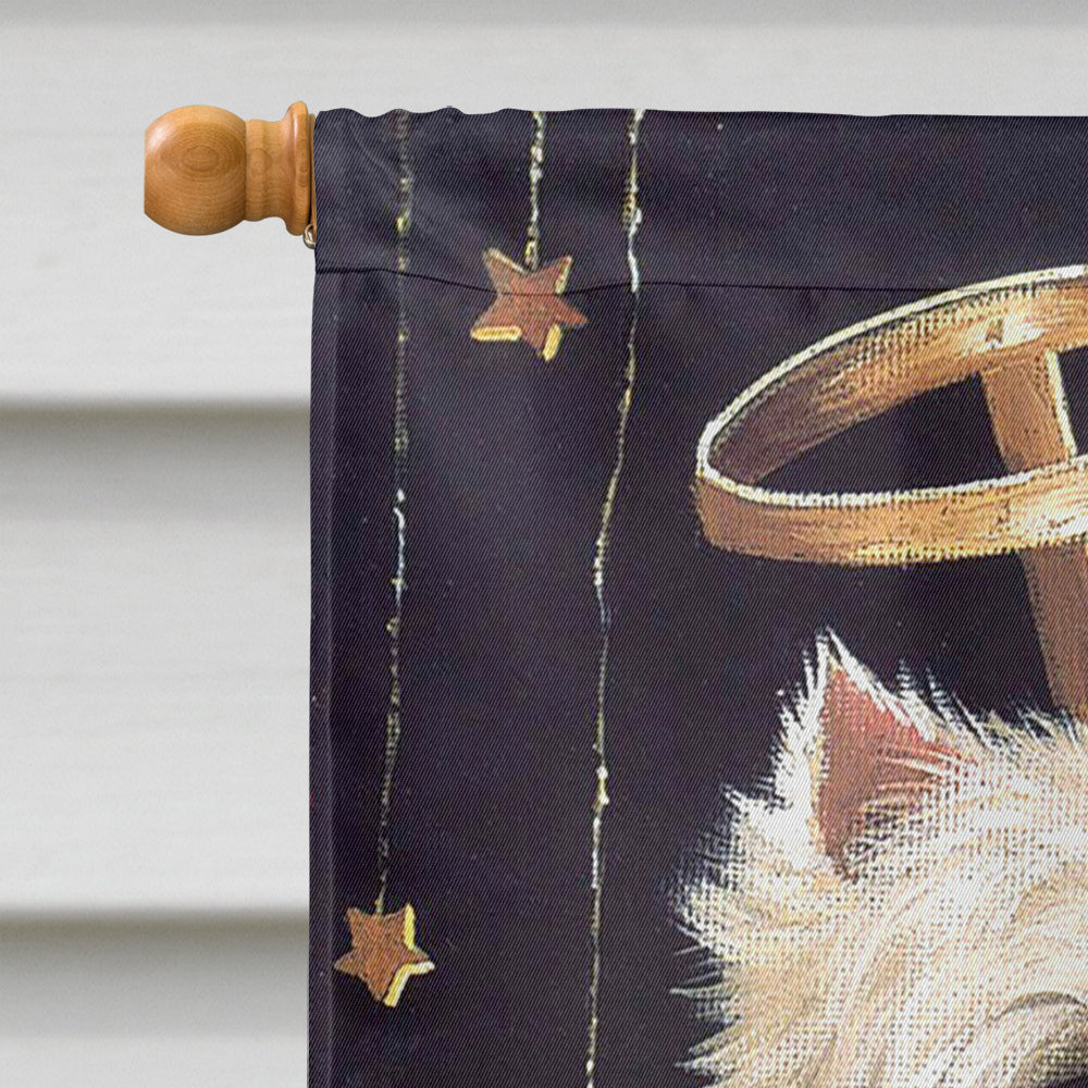 Westie Christmas Angel Flag Canvas House Size PPP3123CHF