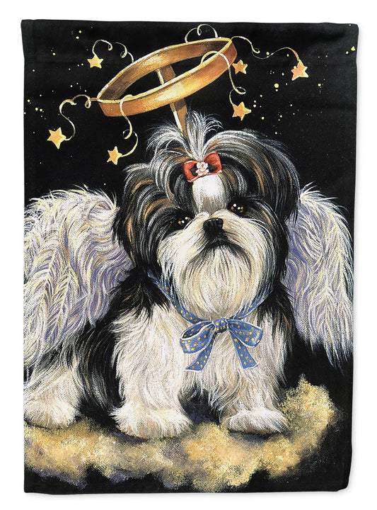 Shih Tzu Christmas Angel Garden Flag – Decorative Outdoor Yard Flag PPP3127GF