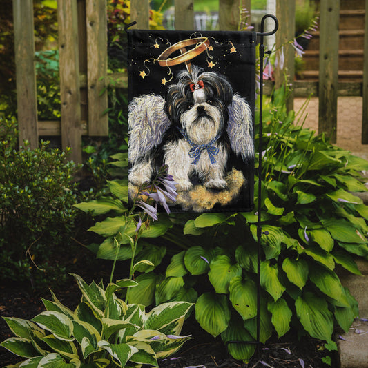 Shih Tzu Christmas Angel Garden Flag – Decorative Outdoor Yard Flag PPP3127GF