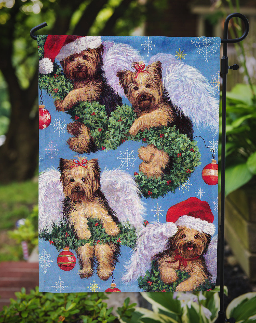 Yorike Christmas Angels Everywhere Garden Flag – Decorative Outdoor Yard Flag PPP3134GF