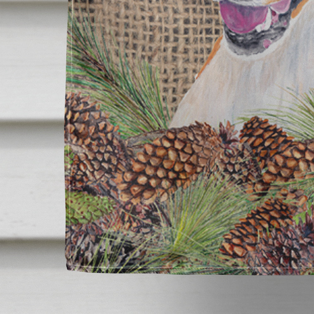 Basenji Flag Canvas House Size