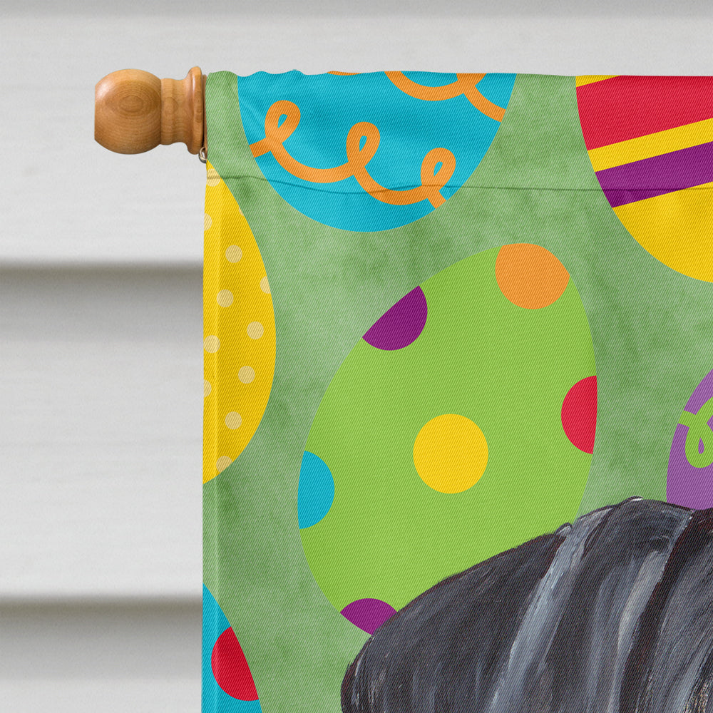 Doberman Easter Eggtravaganza Flag Canvas House Size