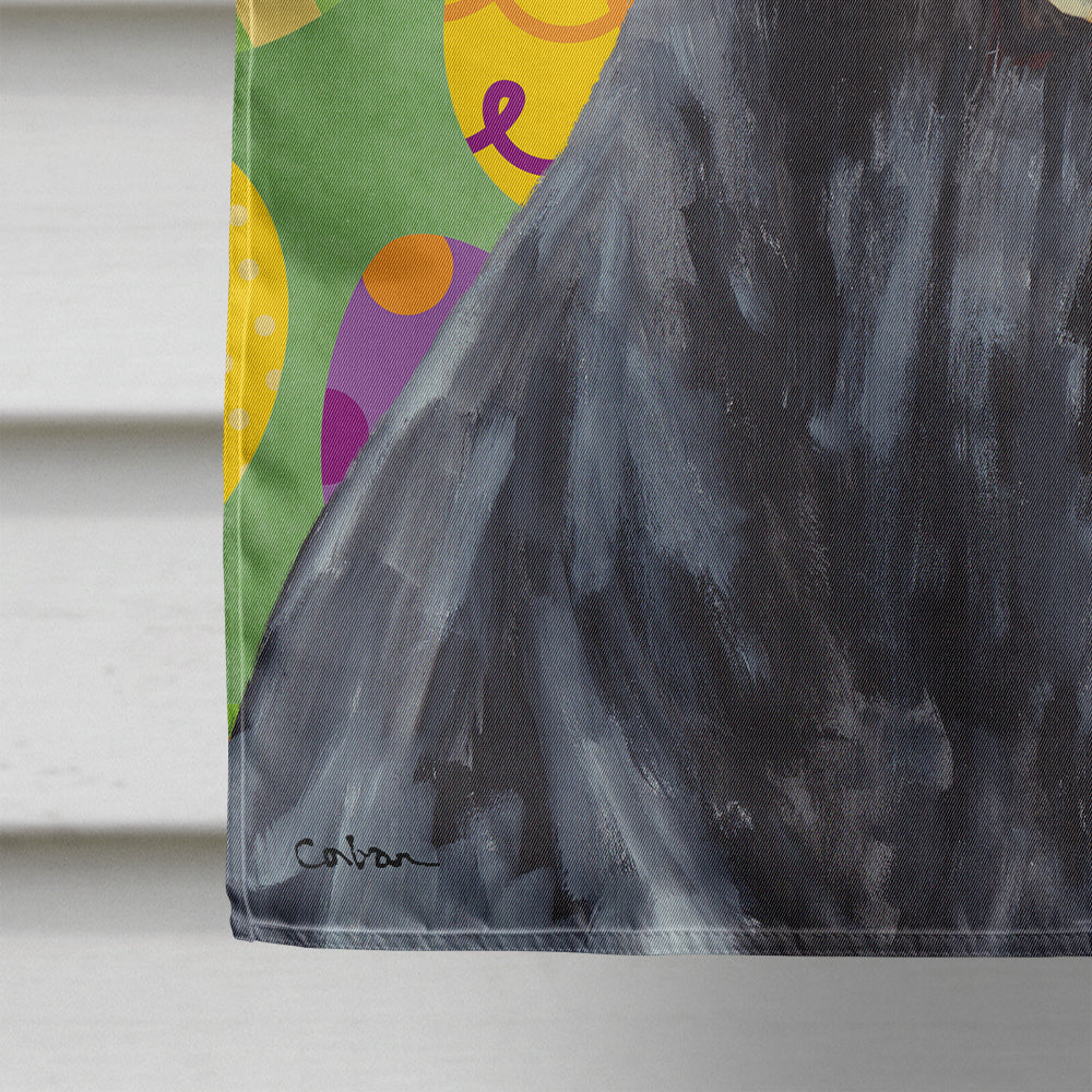 Doberman Easter Eggtravaganza Flag Canvas House Size