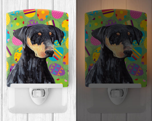Doberman Easter Eggtravaganza Ceramic Night Light SC9457CNL