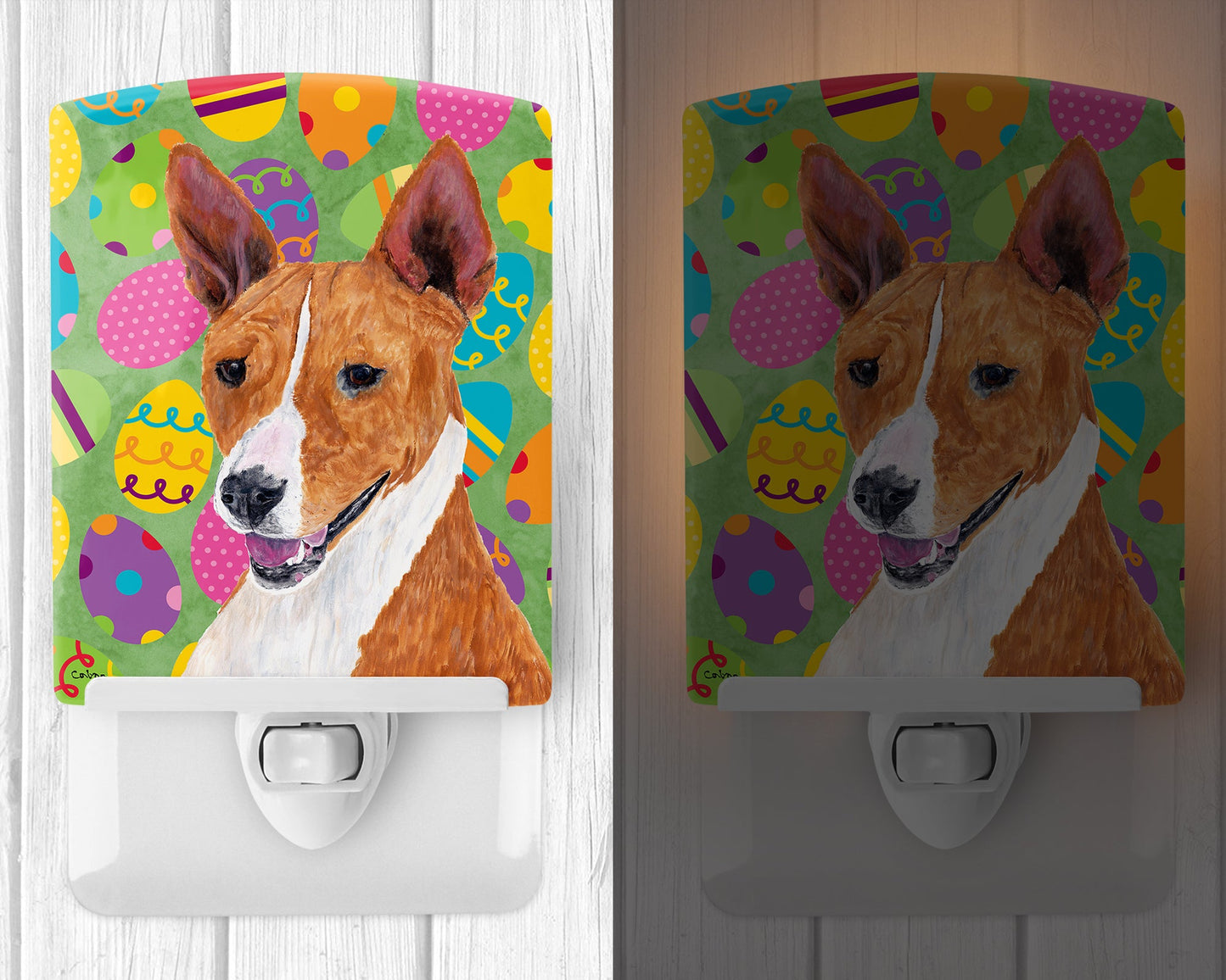 Basenji Easter Eggtravaganza Ceramic Night Light SC9467CNL
