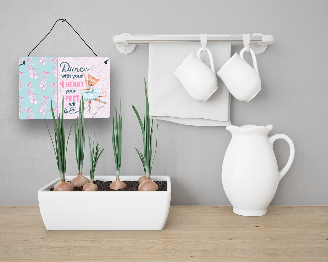 Dance with your heart and your feet will follow Wall or Door Hanging Prints