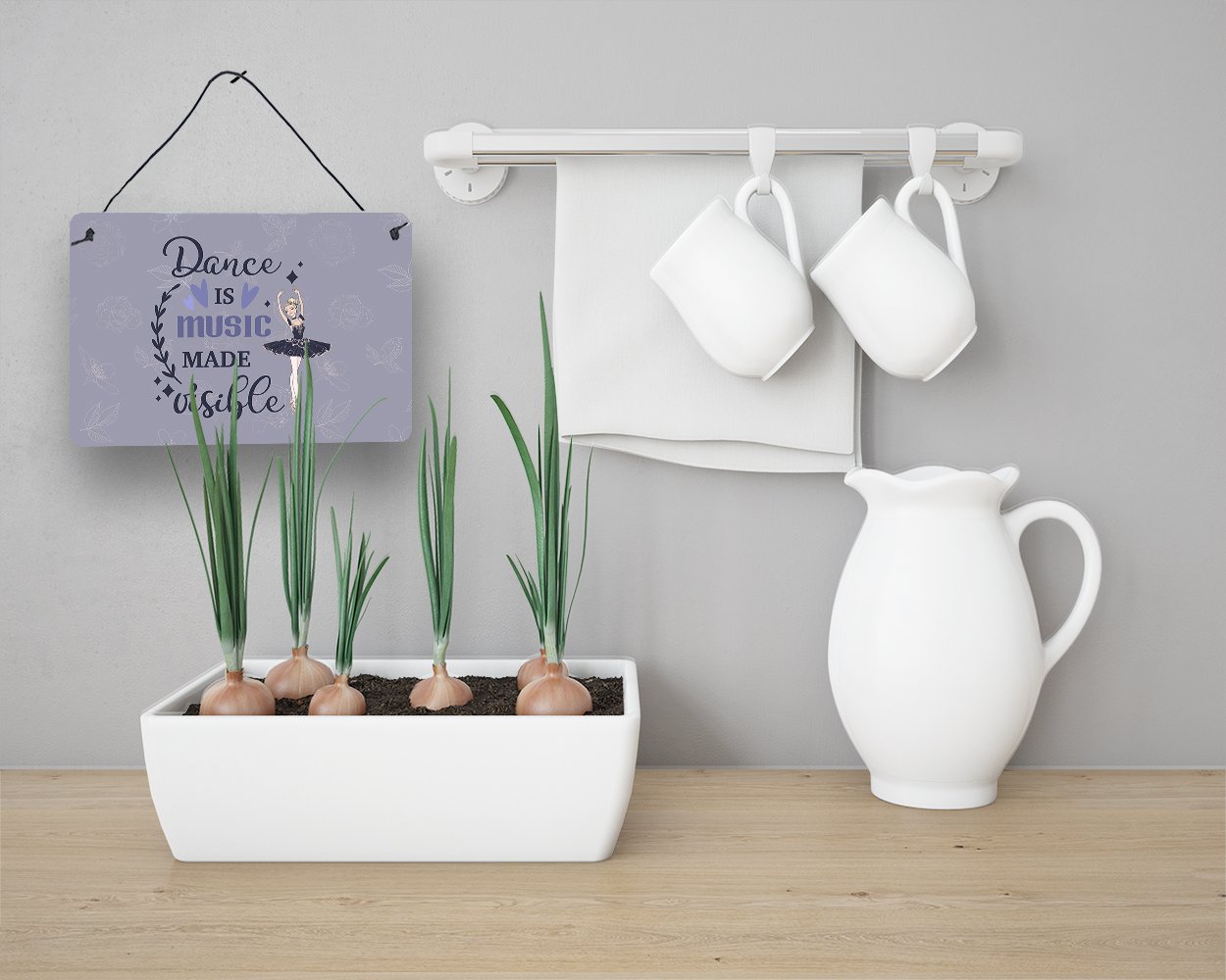 Dance is music made visible Wall or Door Hanging Prints