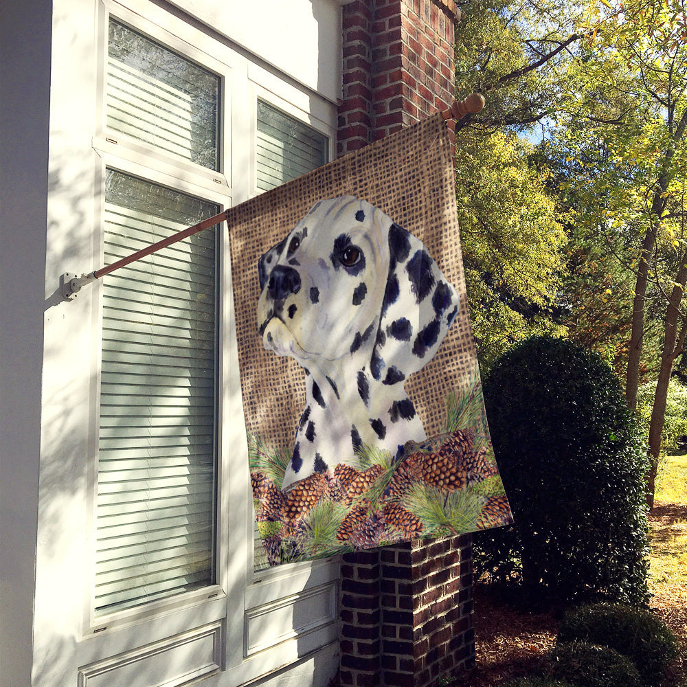 Dalmatian Flag Canvas House Size