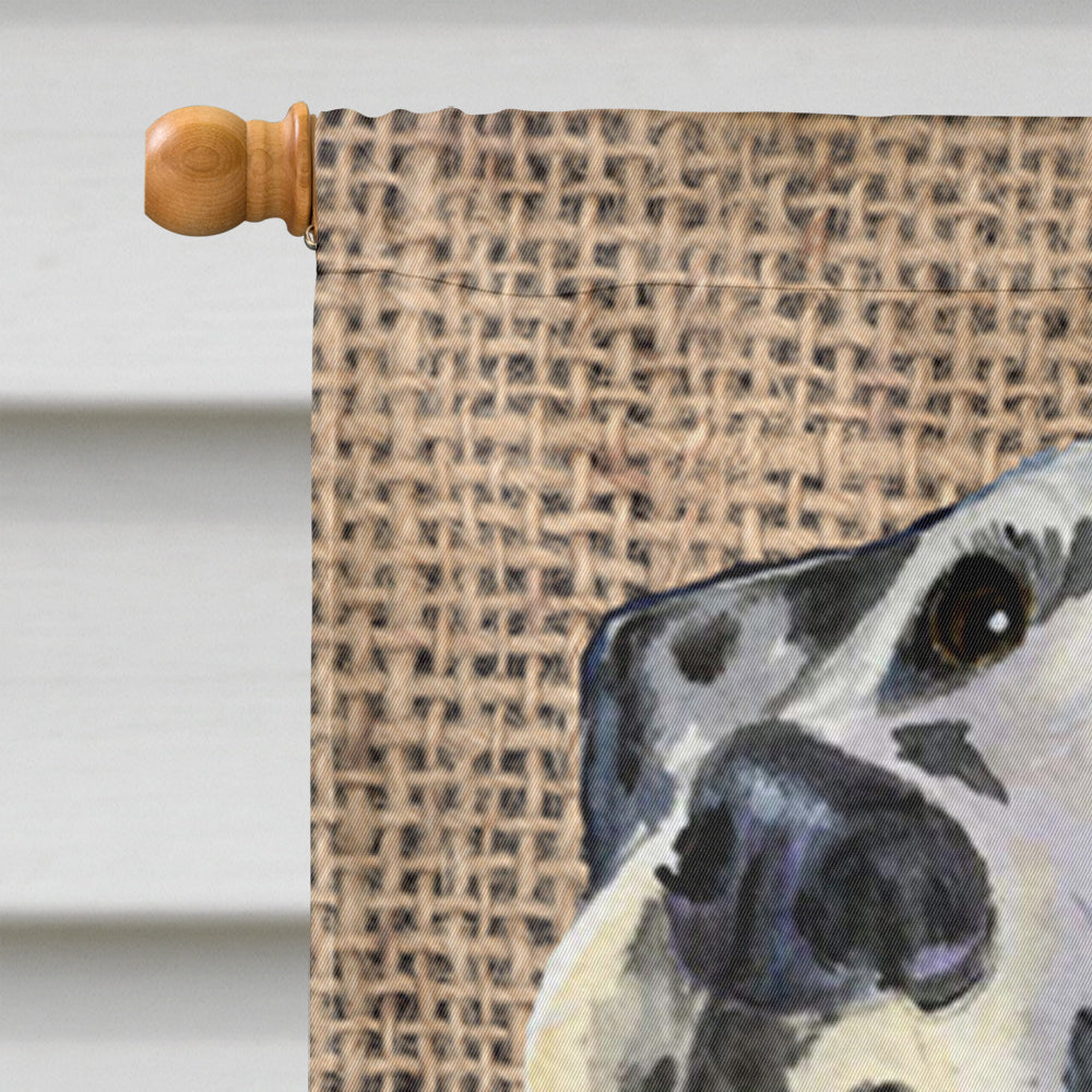 Dalmatian Flag Canvas House Size