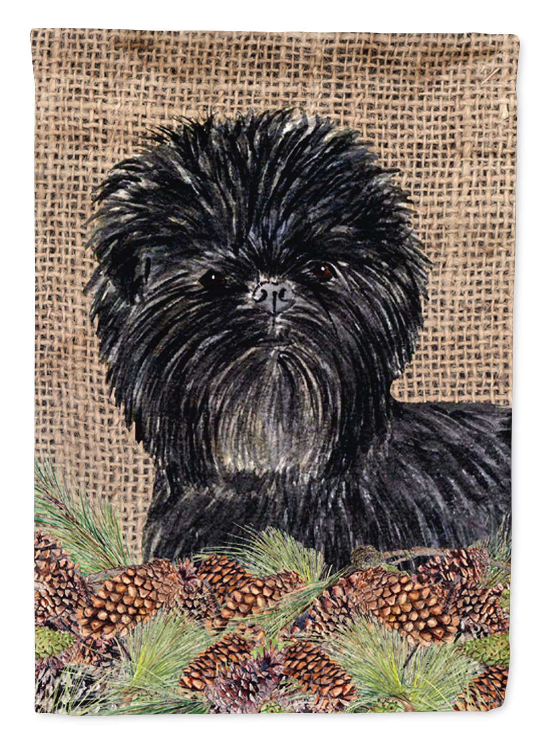 Affenpinscher Garden Flag – Decorative Outdoor Yard Flag