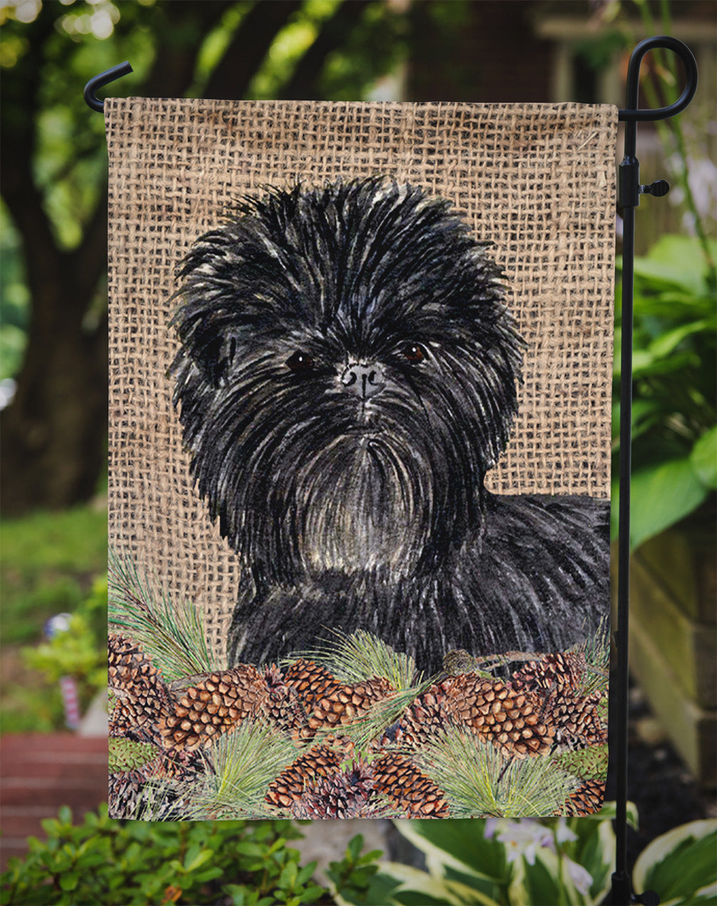 Affenpinscher Garden Flag – Decorative Outdoor Yard Flag